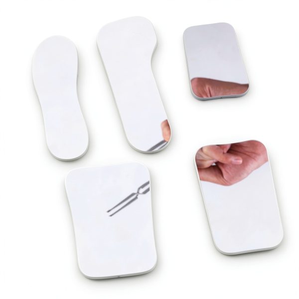 Dental Occlusal Mouth Mirror 5Pcs Set DBS Double‑Sided Rhodium-5
