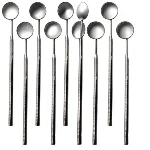 Dental Mouth Mirror ARTMAN INSTRUMENTS Pack of 10 Steel Handle-0
